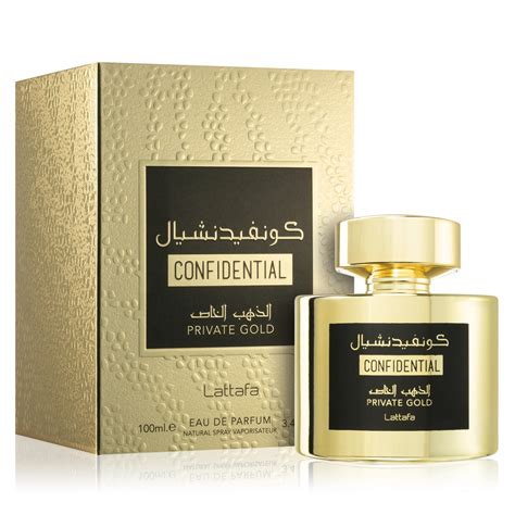 Confidential Private Gold Lattafa Eau De Parfum 100ml